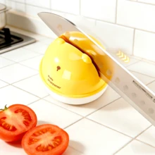 1 cái dụng cụ mài dao hoạt hình, dụng cụ mài dao nhà bếp, dụng cụ mài dao nhanh chóng tại nhà, dụng cụ mài màu vàng, dụng cụ nhà bếp, đá mài mini, dụng cụ mài dao có đế hút chống trượt, mài dao nhanh chóng, đá mài mini dễ thương có đế hút, mài ổn định, dụng cụ nhỏ cần thiết cho nhà bếp. - A - Xem 6