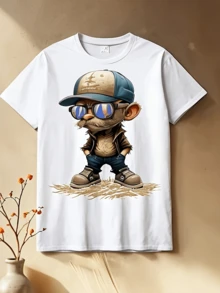 Men T-Shirts - 白色 - 查看 8