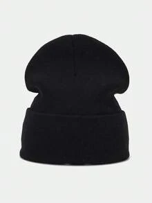 [Customized] Unisex Personalized Cap, Name Or Logo, Knitted Beanie With Rolled Edge, Suitable For Daily Wear, Father's Day And Mother's Day Gift - Custom Text - View 19