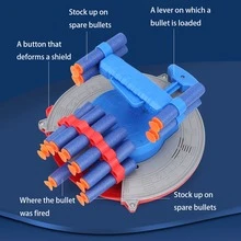 Spider Silk Launcher Soft Bullet Toy, Unisex Cosplay Prop, Set Includes Gloves + Launcher + Suction Cups + String - Multicolor - View 6