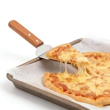 2 piezas Pala para pizza + Cortador de pizza, acero inoxidable con mango de madera, herramientas de horneado, corte y transferencia fáciles. Juego de horneado profesional: Pala para pizza de acero inoxidable + Rueda para pizza, herramientas para pizza para el hogar y comercial. Juego de pala para pizza + cortador de rueda, acero inoxidable, cubre todo el proceso de hacer pizza, sin necesidad de compras adicionales. - Multicolor - Ver 7