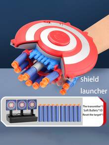 Spider Silk Launcher Soft Bullet Toy, Unisex Cosplay Prop, Set Includes Gloves + Launcher + Suction Cups + String - Multicolor - View 14