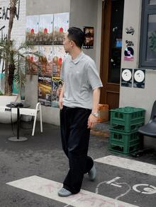 Nike Club Men's Short-Sleeve Polo Shirt With Printed Logo, Grey - Grey - View 6