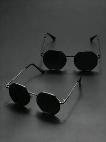 Multi-Color Men's Glasses Set, Fashionable & Versatile For Daily Wear - Multicolor - View 9