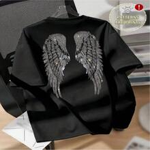 Camiseta Negra de Talla Grande para Mujeres con Diseño de Vaquero, Estilo Divertido y Frases Mexicanas Irresistibles - Perfecta para Fans de la Moda Casual con Personalidad Única y Sentido del Humor Tela Suave, Ideal para Cualquier Ocasión, 100% Algodón - Multicolor - Ver 1