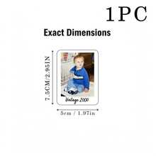 Nhãn dán sinh nhật cá nhân hóa - Có thể tùy chỉnh ảnh và văn bản, nhãn dán tự dính bóng, thích hợp cho cốc, túi quà, album - Thiết kế retro thập niên 2000, chất liệu giấy bền, dễ bóc và dán, hoàn hảo cho các dịp sinh nhật, lễ đính hôn, quà cưới, cầu hôn, quà tặng cặp đôi, quà kỷ niệm. - Nhãn dán cốc F-Photo - Xem 9