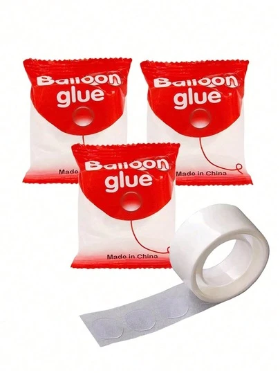 100pcs/Roll Double-Sided Adhesive Dots, Transparent Balloon Glue Removable Glue Dots, Craft Glue Dots, Suitable For Christmas, Valentine's Day, Halloween Gifts, Christmas Decorations