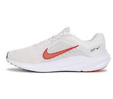 Nike Quest 5 低筒休閒跑步鞋 男款 紅白色 - 白紅色 - 查看 3