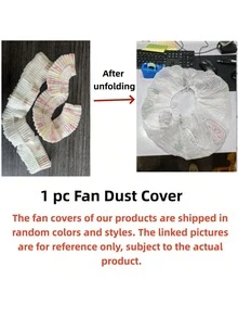 1个风扇防尘罩，节省空间的可堆叠设计，适用于桌面、落地、吊扇 - 防尘易清洁，标准尺寸通用 - 家用/办公用，家居收纳，紧凑型储物，非常适合卧室、厨房、客厅、露台和户外场所 - 多色 - 查看 13