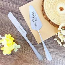 Bộ dao cắt bánh cưới cá nhân hóa, dao và thìa cắt bánh mạ vàng/bạc khắc chữ theo yêu cầu, bộ dao cắt bánh cưới cho cô dâu, bộ dao cắt bánh cưới cho lễ cưới, quà cưới, quà kỷ niệm, quà sinh nhật, quà tặng tiệc cô dâu, quà kỷ niệm cho cặp đôi, quà tặng cho phù dâu. - Nhiều màu - Xem 7