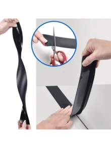 2条装硅胶灶台密封条，耐高温有机硅胶厨房缝隙密封条，防油防污燃气灶缝隙软密封条，柔性灶台空间填充条，硅胶厨房灶台缝隙填充条（2条装）可用于密封台面、灶台、洗衣机、烤箱等，耐热且易于清洁 - 彩色 - 查看 4