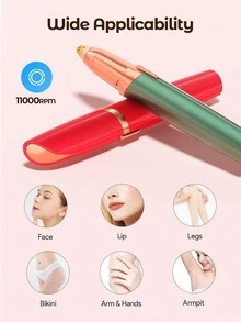 Recortador de cejas actualizado 2026, moldeador de cejas eléctrico de precisión, afeitadora de cejas mini portátil para mujeres y hombres, resistente al agua - Multicolor - Ver 6