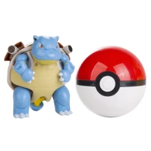 pokemon 6款正版可变形精灵球系列手办玩具 喷火龙 妙蛙花 水箭龟 暴鲤龙 超梦 动漫人物桌面摆件模型收藏玩具 - 彩色 - 查看 14