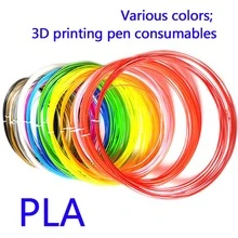 Sợi nhựa PLA nhiều màu dùng cho bút in 3D, đường kính 1.75mm, dài 3 mét/5m. - Xem 2