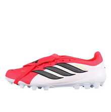 Adidas PREDATOR LEAGUE Mid-Range FT Tongue AG (Gum Short Spikes) Soccer Boots, Unisex - Red, White and Black - View 4