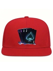 1 bộ 4 mũ lưỡi trai hip-hop in hình unisex, mũ bóng chày snapback thể thao ngoài trời thời trang đường phố có thể điều chỉnh - Nhiều màu - Xem 10