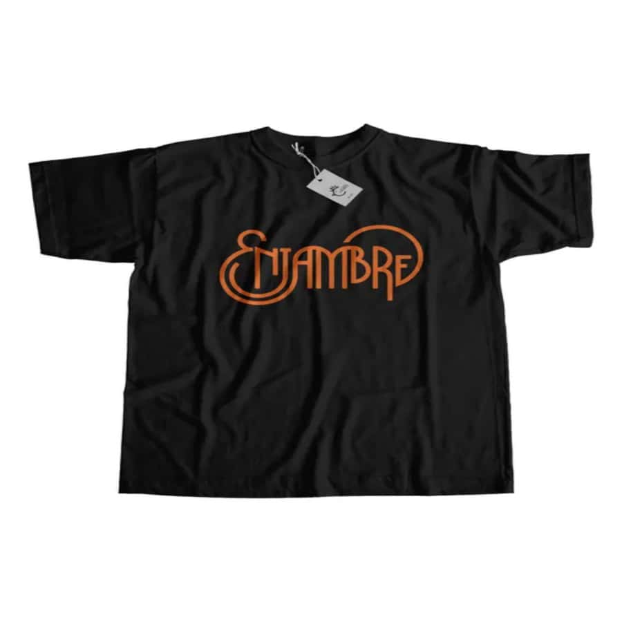 Camiseta de Algodón 100% Puro con Estampado Gráfico Naranja - Estilo Casual Simple y Negro, Cuello Redondo, Manga Corta, Suave y Cómoda, Moda Streetwear para Todas las Estaciones, Camiseta de Algodón con Estampado de Retrato Audaz - Multicolor - Ver 1