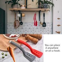 2-In-1 Silicone Cooking Pliers Cooking Shovel - Heat-Resistant Food Flipper And Pliers For Flipping Fish, Steak, And Pancakes - Scratch Free - A - View 11