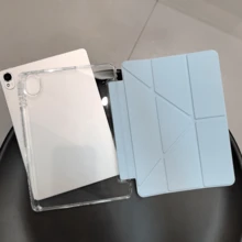 兼容 iPad 2 平板电脑保护套，智能休眠/唤醒功能，透明亚克力背板，可 DIY 定制，时尚 Y 型折叠，兼容 iPad SE 11 英寸 2023 平板电脑保护套，兼容华为 Matepad 11.5S/2025 Matepad 11.5 平板电脑保护套，Matepad SE 11 英寸保护套，适用于 Matepad// - 彩色 - 查看 11