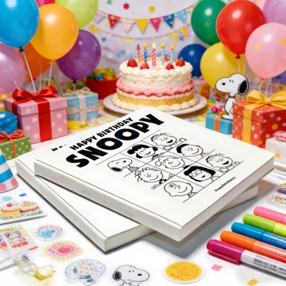 SNOOPY 1本格子学生笔记本，非常适合返校和日常笔记