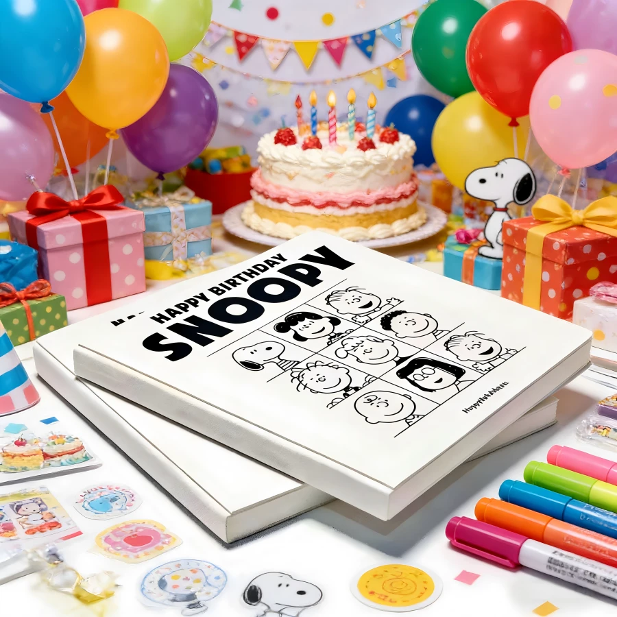 SNOOPY 1本格子学生笔记本，非常适合返校和日常笔记 - A - 查看 1