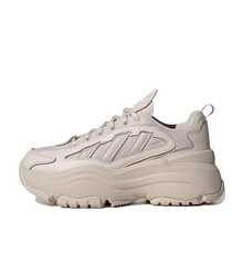 Adidas Originals OZGAIA Mesh Synthetic Leather Low-Top Casual Shoes For Women - Off White - View 7