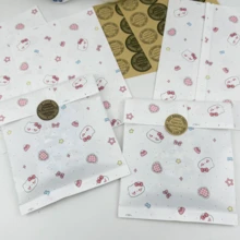 100个4.7x6.7英寸礼品包装袋，包括节日礼品包装纸袋、可爱卡通高端包装纸袋、小礼品纸袋、卡通小猫图案纸袋、派对礼品包装袋和创意DIY装饰礼品纸袋，适用于节日、婚礼、生日、派对礼品袋和礼品包装纸袋。 - 禮品袋 - 查看 1