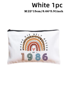 1/3/510 pezzi Borsa trucco per regali di 40° compleanno, borse cosmetiche divertenti per 40° compleanno, idee regalo per 40° compleanno borsa trucco (solo borsa), disponibile anche per regali di 20°, 30°, 50°, 60° compleanno, adatta per amici, amanti, famiglia - multicolore - Visualizzare 14