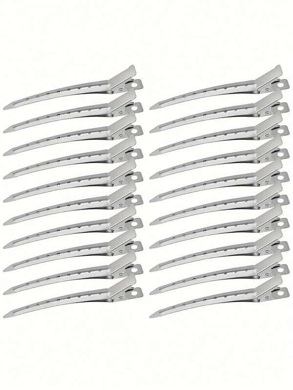 10/20pcs Styling Clips - Alligator Hair Clips For Long Curly Thick Hair, 20pcs Black Metal Duck Clip Salon Hair Clips, Hair Rollers, Curling Clips, Back To School Essentials, Travel Vacation Useful Tools, Women Hair Accessories, Hair Brush, Hairstylist Supplies, Hair Dryer, Hair, Hairstylist, Hair Tools, Hair Products, Hair Dryer, Hair, Accessories, Hair Products, Hair Tools