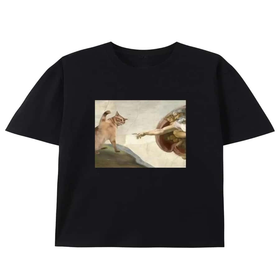 Camiseta de Verano de Manga Corta para Mujeres, 100% Algodón - Multicolor - Ver 1