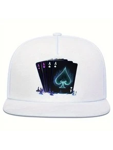 1 bộ 4 mũ lưỡi trai hip-hop in hình unisex, mũ bóng chày snapback thể thao ngoài trời thời trang đường phố có thể điều chỉnh - Nhiều màu - Xem 8