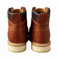 Botas Moc Toe, Chopper Estilo Clásico, Durables, Comodas - Marrón - Ver 6