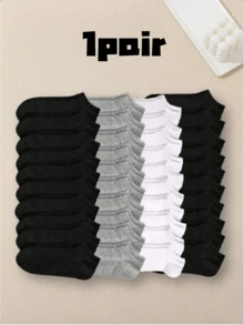 40 Pairs Unisex Kids & Couples Sports Socks, Invisible Socks, Boat Socks, Spring/Summer Holiday Gift - Multicolor - View 5