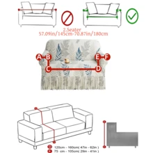 1 pièce Housse de canapé imprimée de fleurs en soie de lait, housse de canapé décorative élastique antidérapante pour canapé 1/2/3/4 places, résistante aux animaux de compagnie, colorée, convient pour le printemps, l'été, l'automne et l'hiver - Multicolore - Voir 13