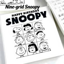 SNOOPY 1本格子学生笔记本，非常适合返校和日常笔记 - A - 查看 3