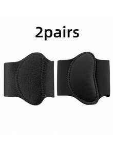 QKC 1 Pair/2 Pairs Arch Support Insoles, Suitable For Men And Women, With Silicone Pad, Sports Design Applicable For Shoes And Footwear, Gift Ideas - Black - View 8