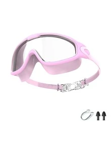 Swim Goggles 1 Pack For Adult Men Women, Anti-Fog UV Protection No Leak 180° Wide View Clear Vision Pool Goggles - Multicolor - View 4