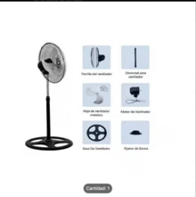Pedestal Fans - US A Type Plug(110-127V) - View 2
