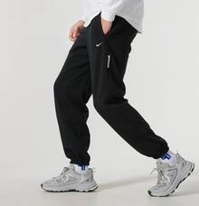 Nike Bamboo Leaf Amber Sports Pants, Men's Style - Black - View 3