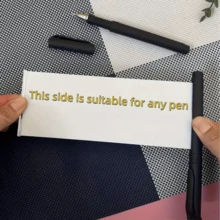 2pcs Self-Sliding Pen, Weird Creative Funny Pen, Exam Memo Pen, Student Creative Personalized Stationery - Multicolor - View 4