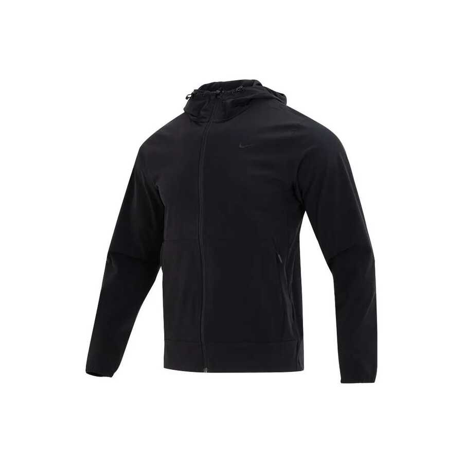 Nike Sportswear Tech Fleece WINDRUNNER Hooded Solid Color Comfortable And Stylish Jacket For Men, Black - Black - View 1