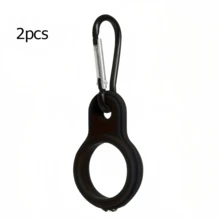2pcs Outdoor Sports Water Bottle Accessories, Portable Water Bottle Accessories, Beverage Bottle, Backpack Accessories, Combining Climbing Hook And Leisure Cup Holder, Portable For Camping, Travel, Hiking, Running, Outdoor Sports, Sports Events, Convenient And Accessories, Fashionable Black Design, Aluminum Alloy Material - Multicolor - View 11