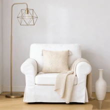 1 Piece Of Fringed Shenzhen Velvet Throw Pillow Cover, Modern Style Velvet Pillow Cover, Suitable For Living Room And Home Use - Beige - View 4