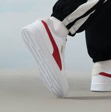 Giày thể thao cổ thấp PUMA Shuffle Comfort, unisex, màu đỏ và trắng. - Trắng Đỏ - Xem 3