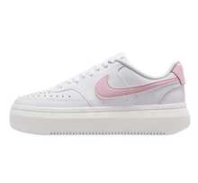 Zapatillas de skateboard de suela gruesa para mujer Nike Court Vision Alta, duraderas, antideslizantes para uso casual al aire libre, cómodas para el transporte diario y el ocio, con combinación de colores versátil, adecuadas para tallas pequeñas, DZ5394-105 - color polvo blanco - Ver 2