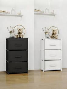 1件装简易储物柜，带多层抽屉，卧室内衣收纳柜，家用组装式储物架，落地式组装储物架 - 彩色 - 查看 4