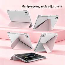 兼容 iPad 2 平板电脑保护套，智能休眠/唤醒功能，透明亚克力背板，可 DIY 定制，时尚 Y 型折叠，兼容 iPad SE 11 英寸 2023 平板电脑保护套，兼容华为 Matepad 11.5S/2025 Matepad 11.5 平板电脑保护套，Matepad SE 11 英寸保护套，适用于 Matepad// - 彩色 - 查看 7