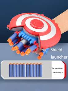 Spider Silk Launcher Soft Bullet Toy, Unisex Cosplay Prop, Set Includes Gloves + Launcher + Suction Cups + String - Multicolor - View 12
