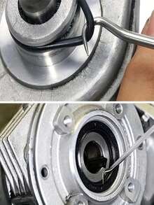 1 Set 4pcs Mini Oil Seal Screwdriver, Oil Seal Hook, Automotive Repair Tools - A - View 5