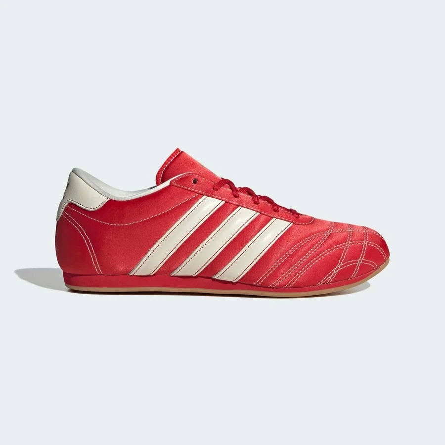 Adidas Taekwondo Lace Casual Shoes Women's JQ3705 Sporty Lace Up Splicing Home All Seasons | Retro Heritage Style, Timeless Silhouette - 紅色 - 查看 1